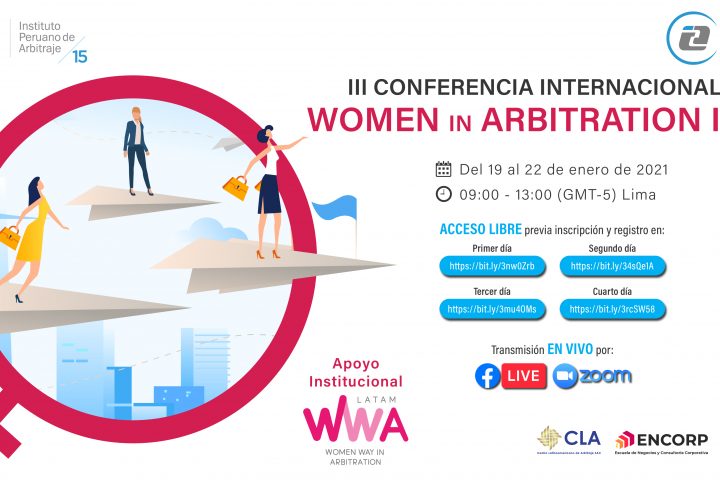 Macarena Letelier y María Teresa Vial participan en III Conferencia Internacional: Women in Arbitration IPA