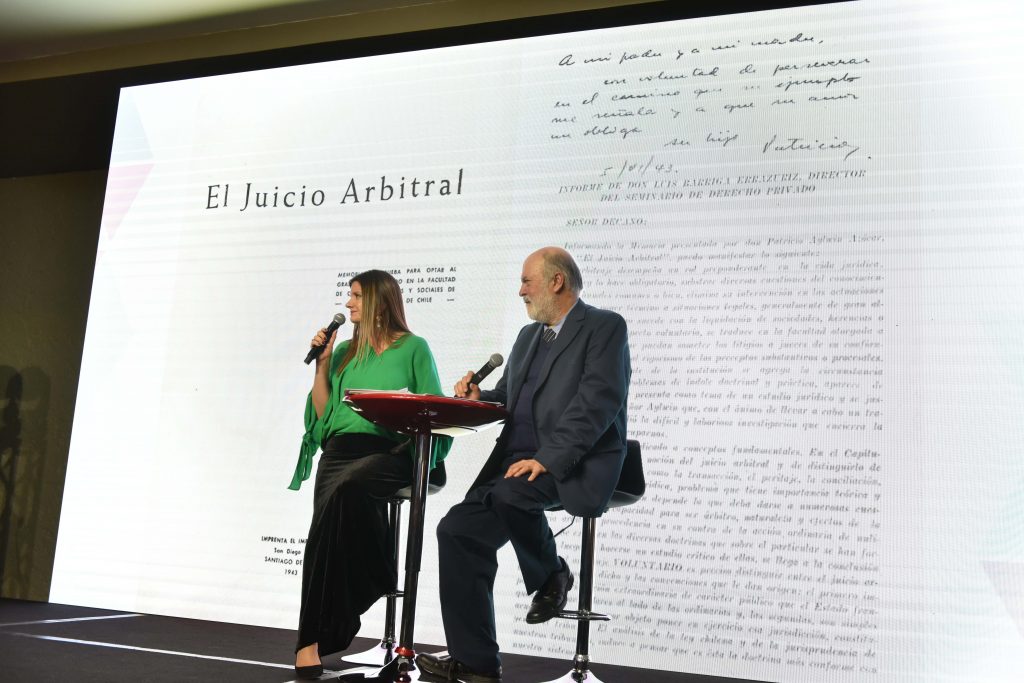 CAM Santiago realiza Primer Encuentro Nacional de Arbitraje homenajeando a Patricio Aylwin por su obra "El Juicio Arbitral"