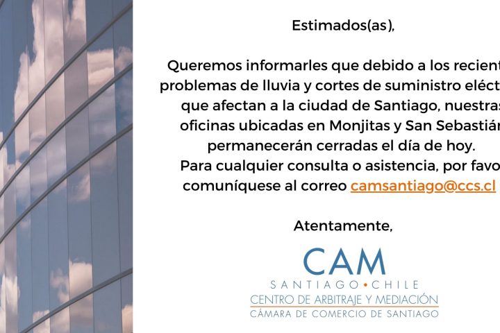 Comunicado de Funcionamiento del CAM Santiago (2 de agosto de 2024)